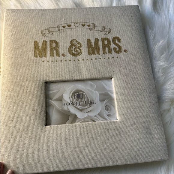 Mr. & Mrs. Photo Album by - Gold and Cream - Picture 5 of 5